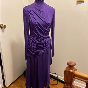 Elegant Purple Women's Dress